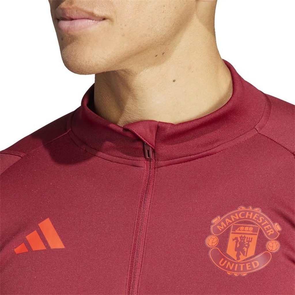Adidas Originals Manchester United Drill Top 2023 2024 Adults - Red